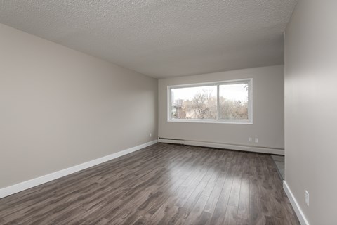 Floor plan for 1 bed, 1 bath, 550 sqft